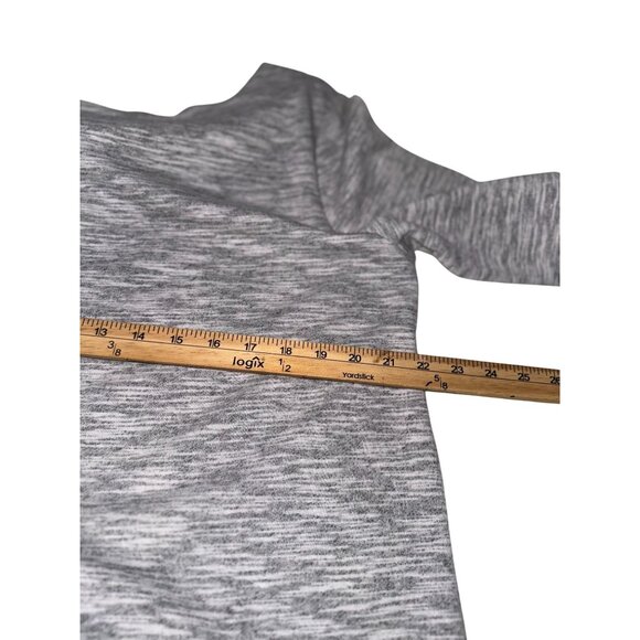 Faded Glory Heather Gray Tunic Style T-Shirt XXL 20 Cotton/Polyester Blend Women - Picture 4 of 4